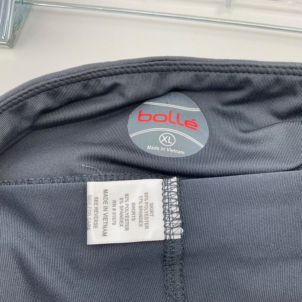 Bolle Women’s gray animal print  Bolle tiered ruffle  Skirt Skort XL - Picture 4 of 9